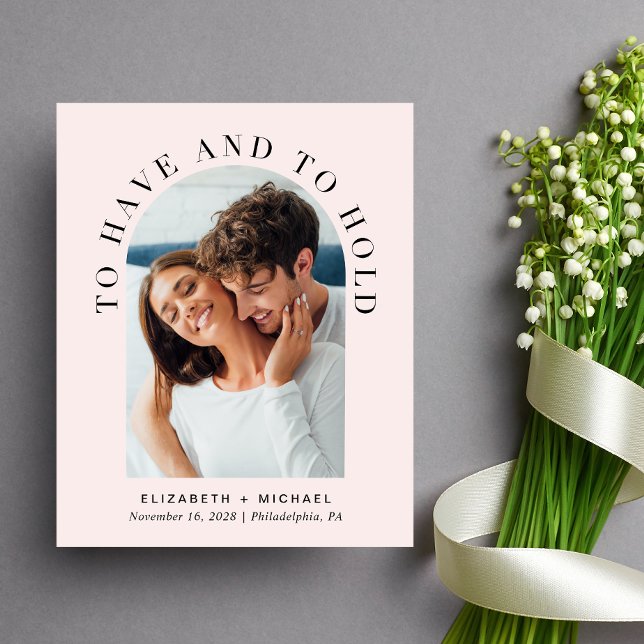 Lámina Invitación a la boda rosada de la foto del arco mo (Subido por el creador)