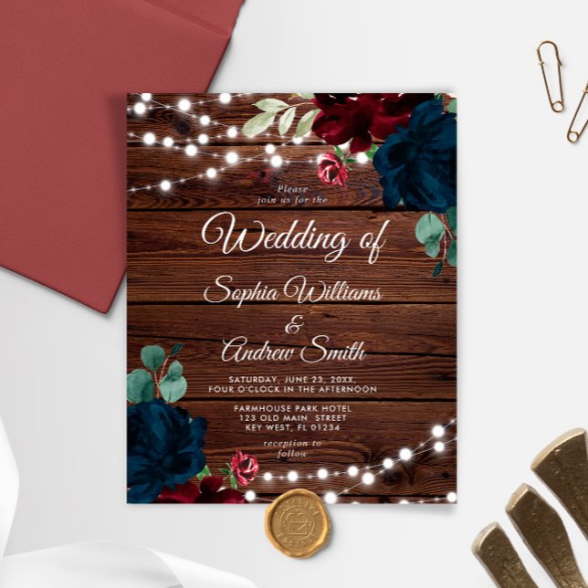 Lámina Invitación a la boda rústica de la Marina y Marsal (Subido por el creador)