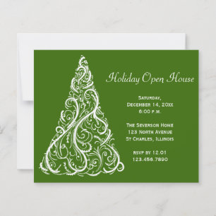 Lámina Invitación a la Casa Abierta de la Navidad Blanca