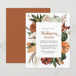 Lámina Invitación a la cena de Acción de Gracias de Budge