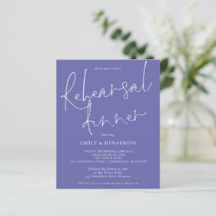 Lámina Invitación a la cena de Boda de presupuesto