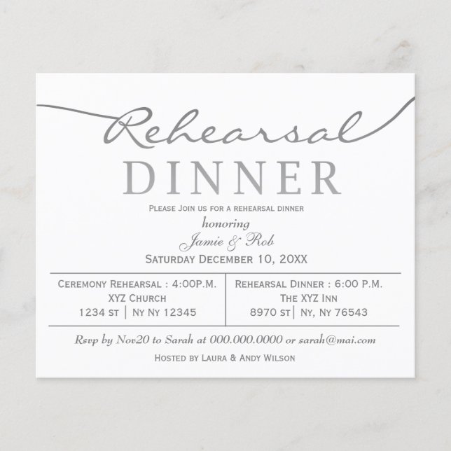 Lámina Invitación a la cena de ensayo de plata de presupu (Anverso)