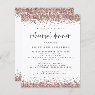 Lámina Invitación a la cena de Rosa de presupuesto Purpur