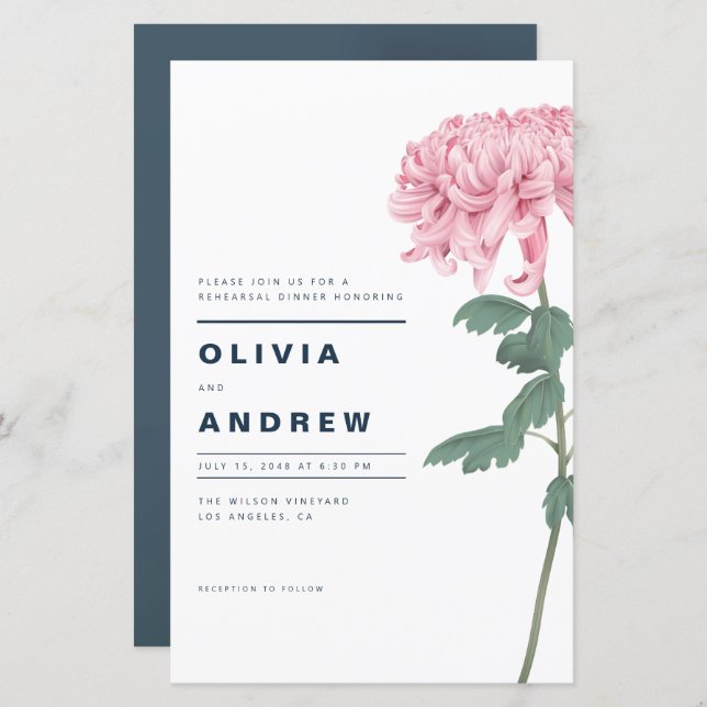 Lámina Invitación a la cena de un ensayo de aritmético co (Anverso / Reverso)