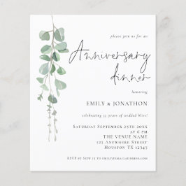 Lámina Invitación a la cena del aniversario del guión del