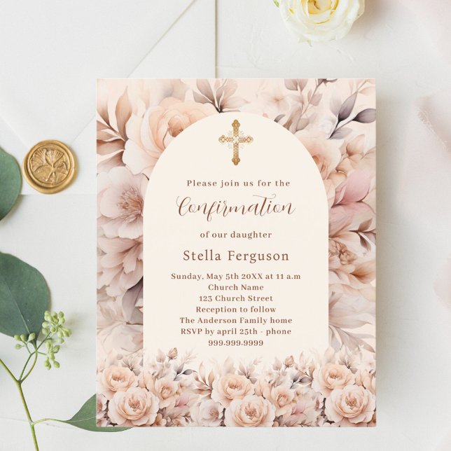 Lámina Invitación a la confirmación de los rosas de meloc (Subido por el creador)
