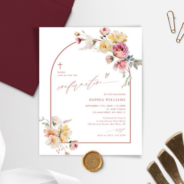 Lámina Invitación a la confirmación del Rosa de Budget Bo (Subido por el creador)