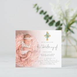 Lámina Invitación a la cristiandad de fotos cruzadas de e