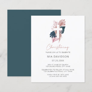 Lámina Invitación a la cristiandad floral de la acuarela 