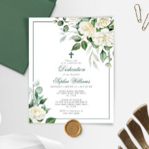 Invitación a la dedicción blanca de eucalipto de p