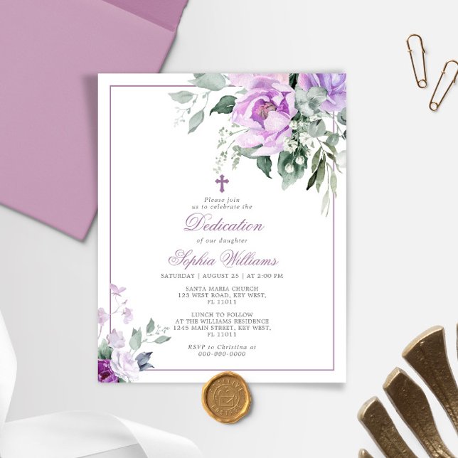 Lámina Invitación a la dedicción violeta del eucalipto de (Subido por el creador)
