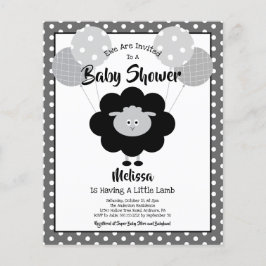 Lámina Invitación a la diversión del Baby Shower del pres
