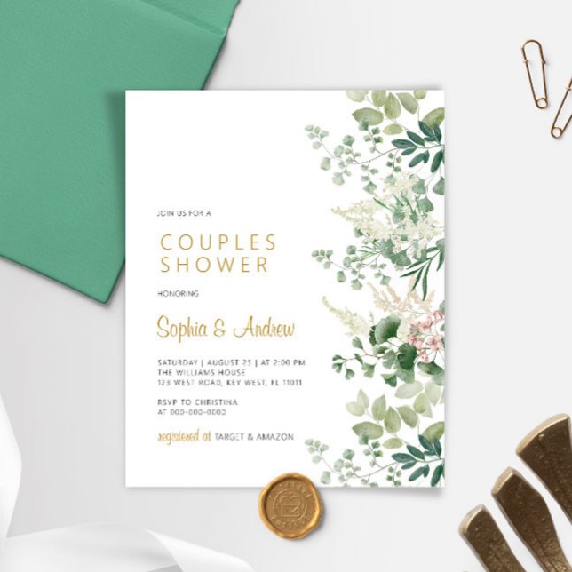 Lámina Invitación a la ducha de las parejas de vegetación (Subido por el creador)