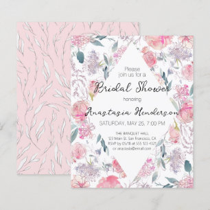 Lámina Invitación a la ducha de novia con cargo al presup