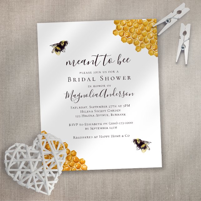 Lámina Invitación a la ducha de novia con presupuesto par (Subido por el creador)