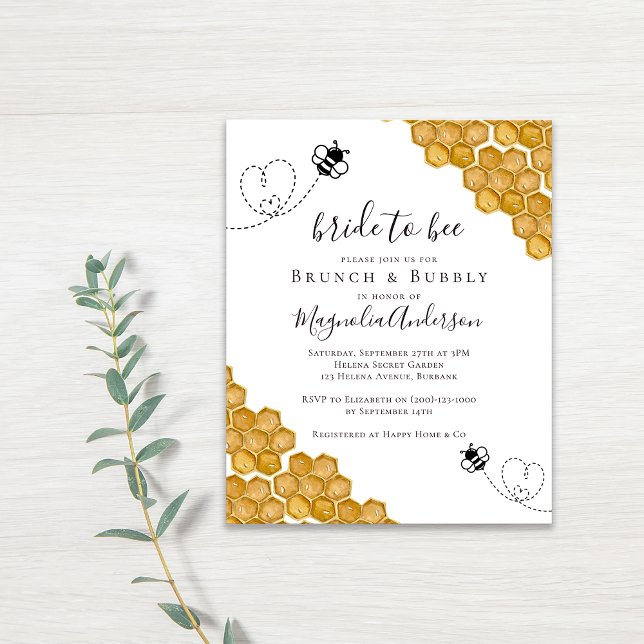 Lámina Invitación a la ducha de novia con presupuesto par (Subido por el creador)