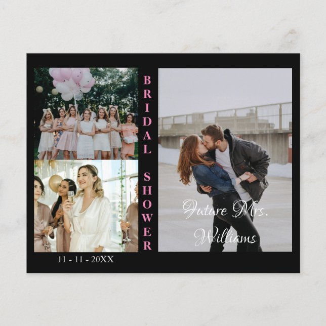 Lámina Invitación a la ducha de novia de Personalizados d (Anverso)