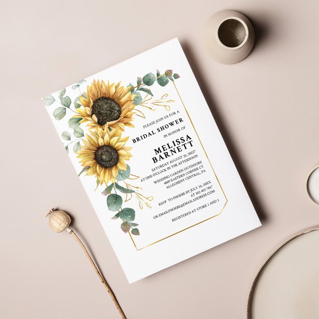 Lámina Invitación a la ducha de novia del eucalipto de gi (Subido por el creador)