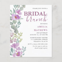 Invitación a la ducha de novia del eucalipto rosa