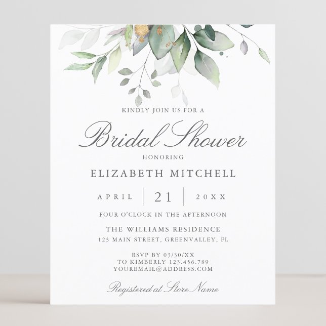Lámina Invitación a la ducha de novia del presupuesto Euc (Subido por el creador)