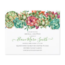 Invitación a la ducha de novia exitosa del Boho de