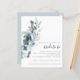 Lámina Invitación a la ducha de novia festiva de presupue