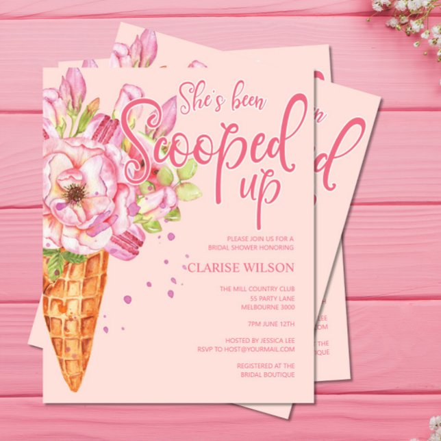 Lámina Invitación a la ducha de novia rosa para el presup (Subido por el creador)
