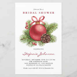 Lámina Invitación a la ducha de novias con adorno de Navi