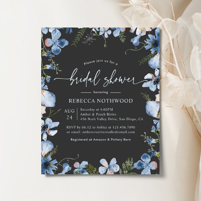 Lámina Invitación a la ducha de novias con carbón vegetal (Subido por el creador)