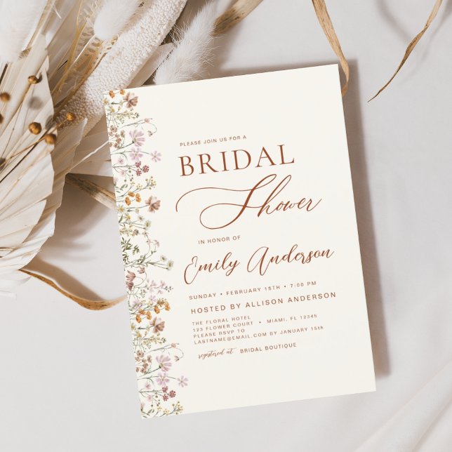 Lámina Invitación a la ducha de novias de Boho Moda Wildf (Subido por el creador)
