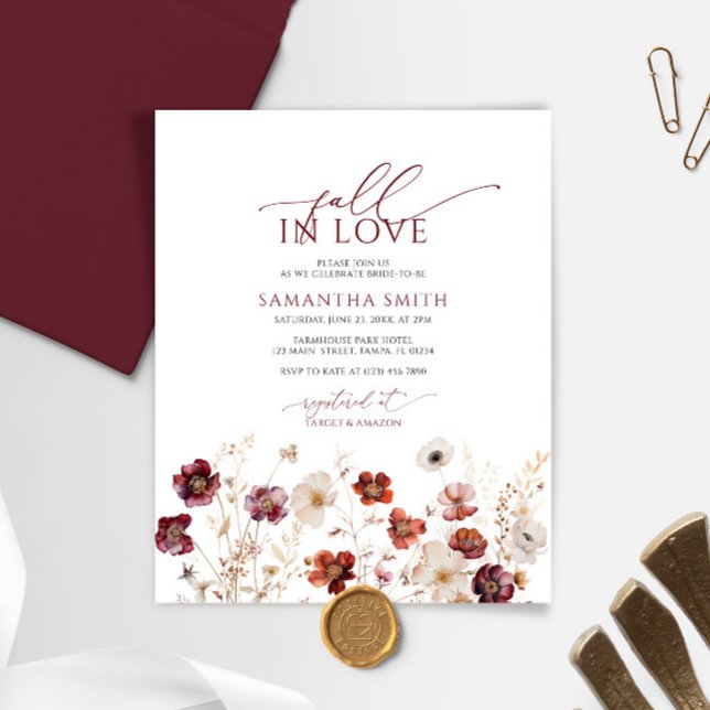 Lámina Invitación a la ducha de novias para la caída del  (Subido por el creador)