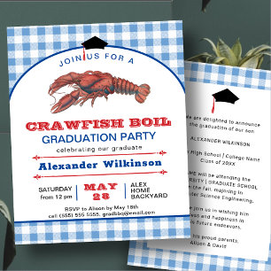 Lámina Invitación a la fiesta BUDGET Blue Crawfish Boil G