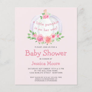 Lámina Invitación a la Fiesta de Baby Shower de Una Calab