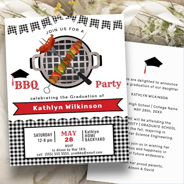 Lámina Invitación a la fiesta de BBQ de la masa negra rus (Subido por el creador)