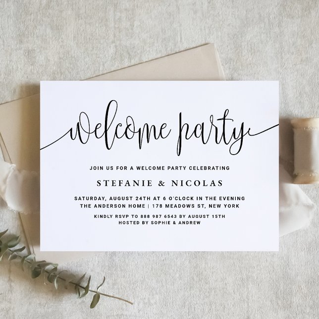 Lámina Invitación a la fiesta de bienvenida de la caligra (Subido por el creador)