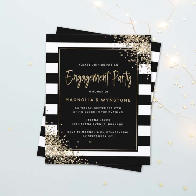 Lámina Invitación a la fiesta de compromiso de Purpurinas (Subido por el creador)