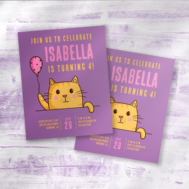 Lámina Invitación a la fiesta de cumpleaños de un globo d (Subido por el creador)