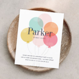 Lámina Invitación a la fiesta de cumpleaños del grupo de 