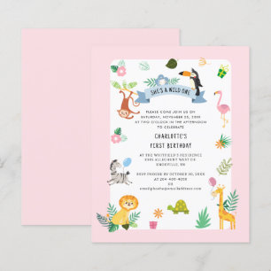 Lámina Invitación a la Fiesta de Cumpleaños número 1 de W