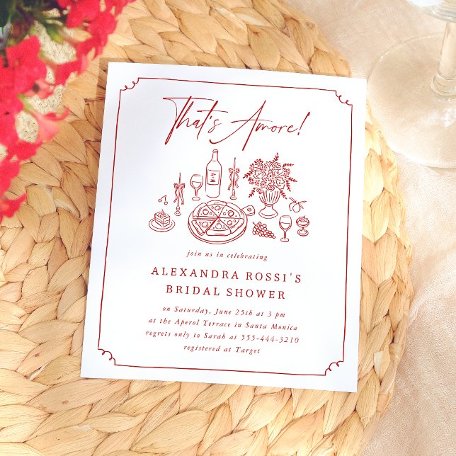 Lámina Invitación a la Fiesta de Despedida de Soltera con (Card Front Mock-up)