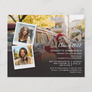 Lámina Invitación a la fiesta de fotos de graduación 2025