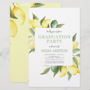 Lámina Invitación a la Fiesta de Grados Modernos de Budge
