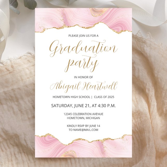 Lámina Invitación a la fiesta de graduación de Agate de O (Subido por el creador)