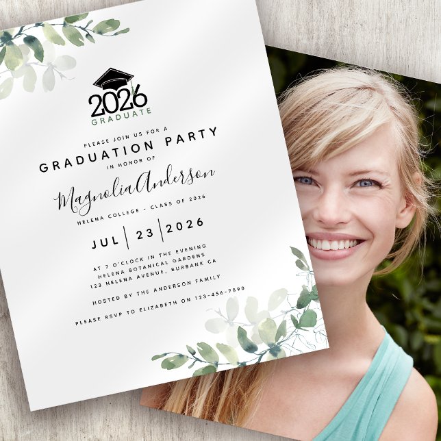 Lámina Invitación a la fiesta de graduación de fotos botá (Subido por el creador)
