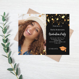 Lámina Invitación a la fiesta de graduación de fotos de e