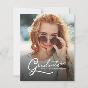 Lámina Invitación a la Fiesta de Graduación de Fotos de G