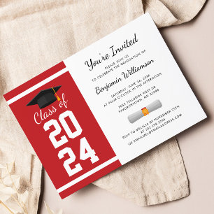 Lámina Invitación a la fiesta de graduación de graduado 2