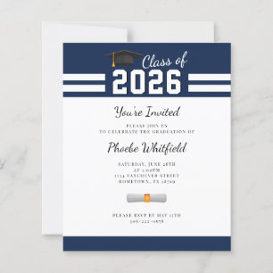 Lámina Invitación a la Fiesta de Graduación de la Armada 
