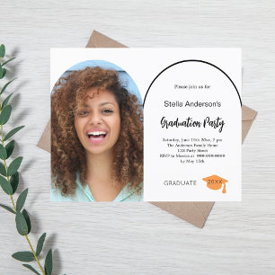 Lámina Invitación a la fiesta de graduación de la marcha 