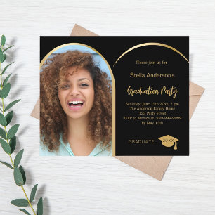 Lámina Invitación a la fiesta de graduación del arco de f